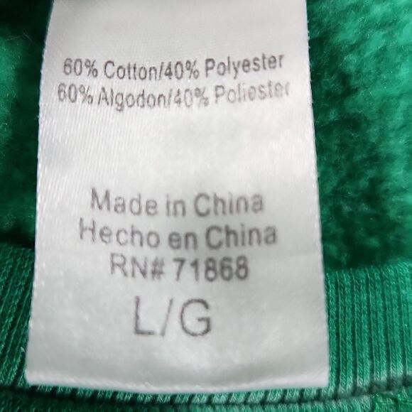 💚Sesame Street Green Oscar the Grouch Soft Lightweight Sweatshirt Large - Picture 11 of 13